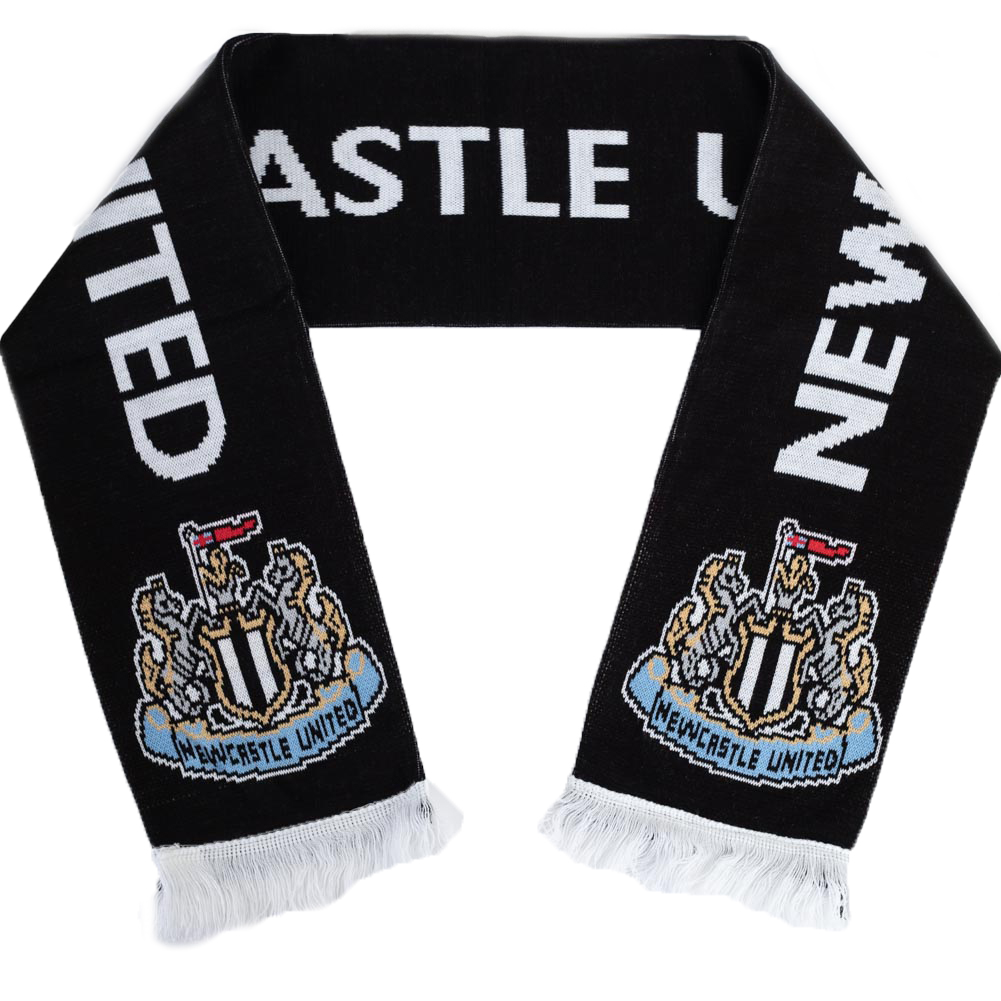 Écharpe Supporter Newcastle United – Fabriquée Au Royaume-Uni – Bon état – Vintage Football Scarf